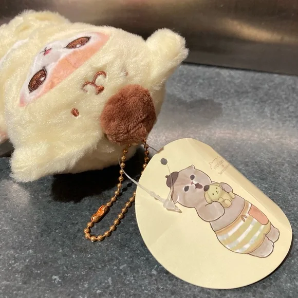 🐶🐱14.5cm Sanrio Mofusand Cat Cross-Dressing Pom Pom Purin Puppy Plush Stuff Doll - Picture 6 of 7